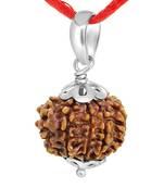 Original Twelve Faced 12 Mukhi Nepali Rudraksha Beads 925 Sterling Silver Pendants For Men Women spiritual Jewellery