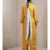 Yellow cotton printed stitched  Kurta &  pant &  dupatta