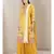 Yellow cotton printed stitched  Kurta &  sharara &  dupatta