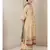 White cotton printed stitched  Kurta &  pant &  dupatta