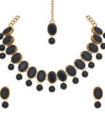 Black crystal necklaces