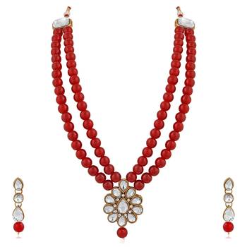 Red crystal necklaces 1