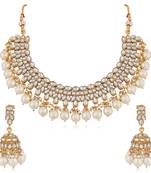 White crystal necklaces