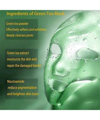 Favon Green Tea Oil Control Cleaning Purifying Stick Mask 6