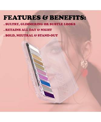 Cvb Color Artist 10 Shade Eyeshadow Palette 6
