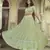 Green Thread and Sequins embroidered georgette semi stitched lehenga