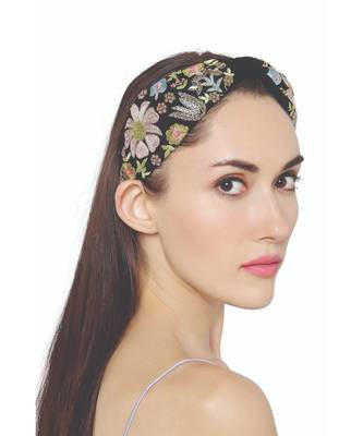 Joey & Pooh X Payal Singhal Aria Tulip Black Headband 2
