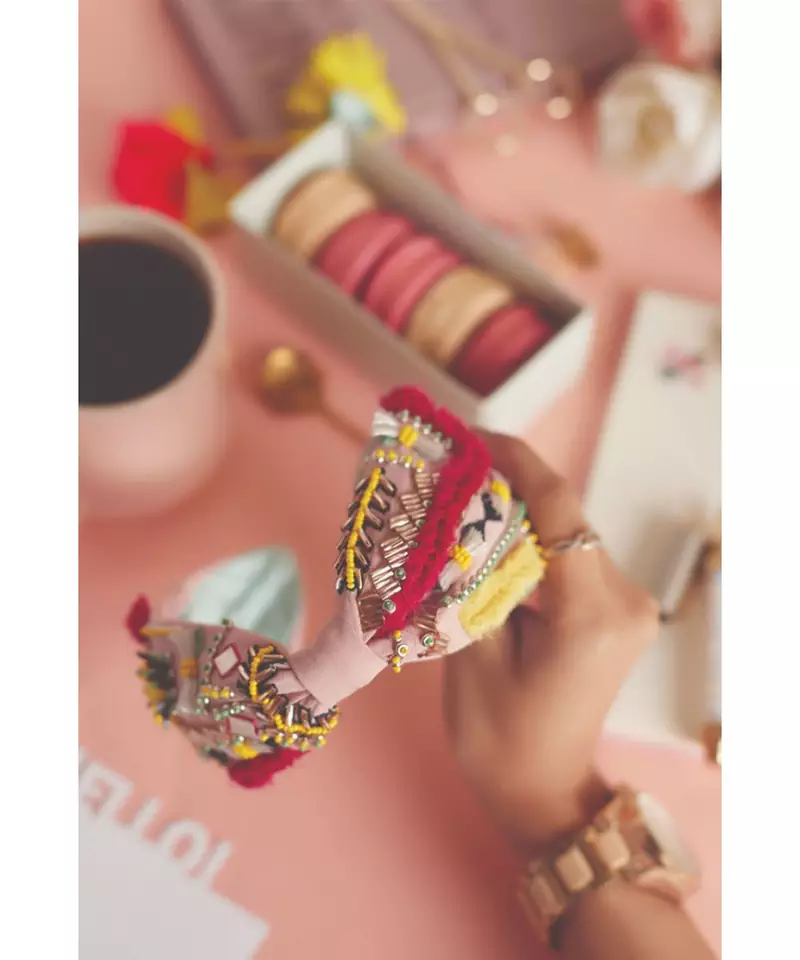 Joey & Pooh X Soraya Pink Headband for Women