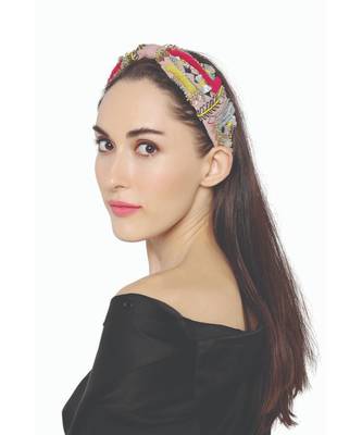 Joey & Pooh X Payal Singhal Soraya Pink Headband 3