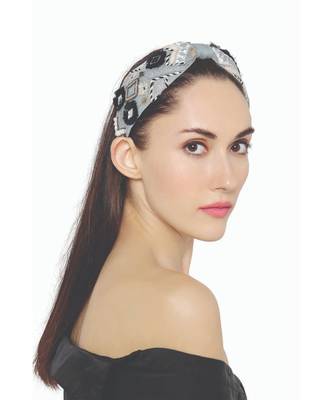 Joey & Pooh X Tamara Blue Headband for Women 2