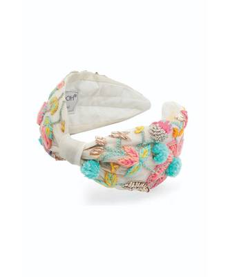 Joey & Pooh X Payal Singhal Layla Chalk White Headband 5