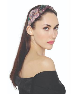 Joey & Pooh X Payal Singhal Eden Brown Headband 2