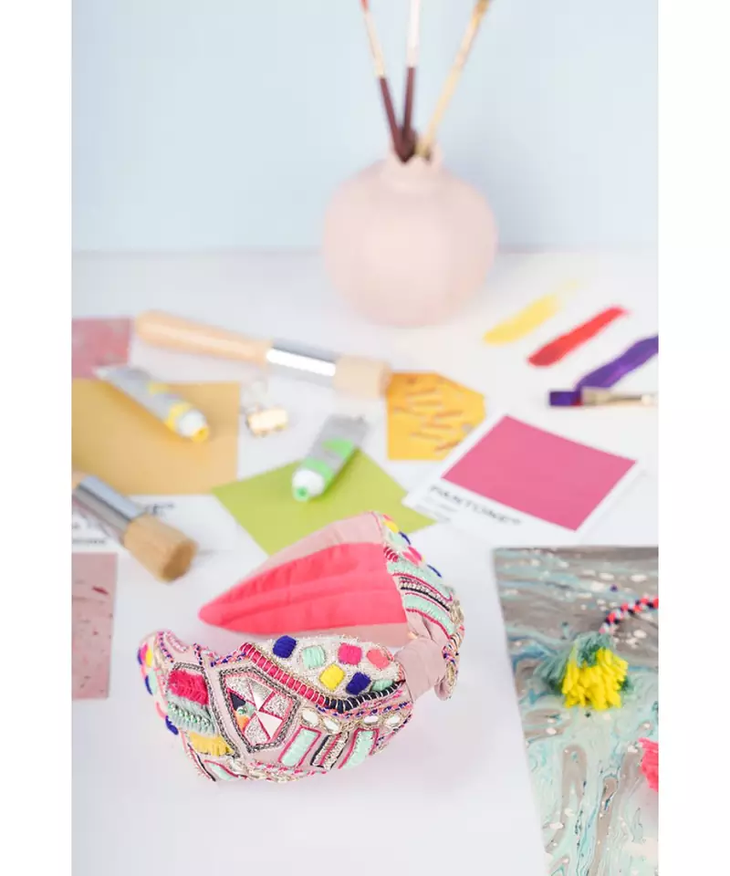 Joey & Pooh X Feriah Pink Headband for Women