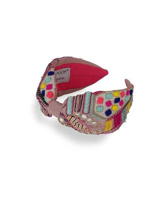 Joey & Pooh X Payal Singhal Feriah Pink Headband 3
