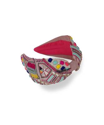 Joey & Pooh X Payal Singhal Feriah Pink Headband 5