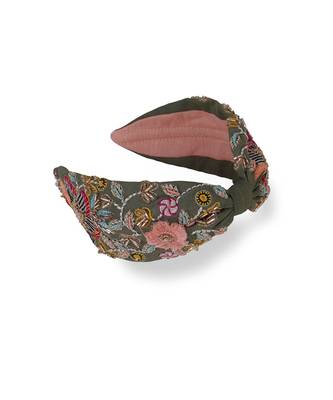 Joey & Pooh X Payal Singhal Faye Olive Headband 5