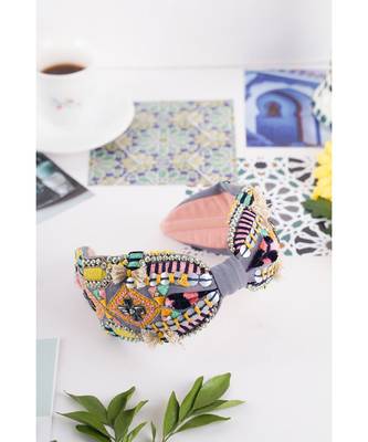 Joey & Pooh X Payal Singhal Vera Blue Headband 1
