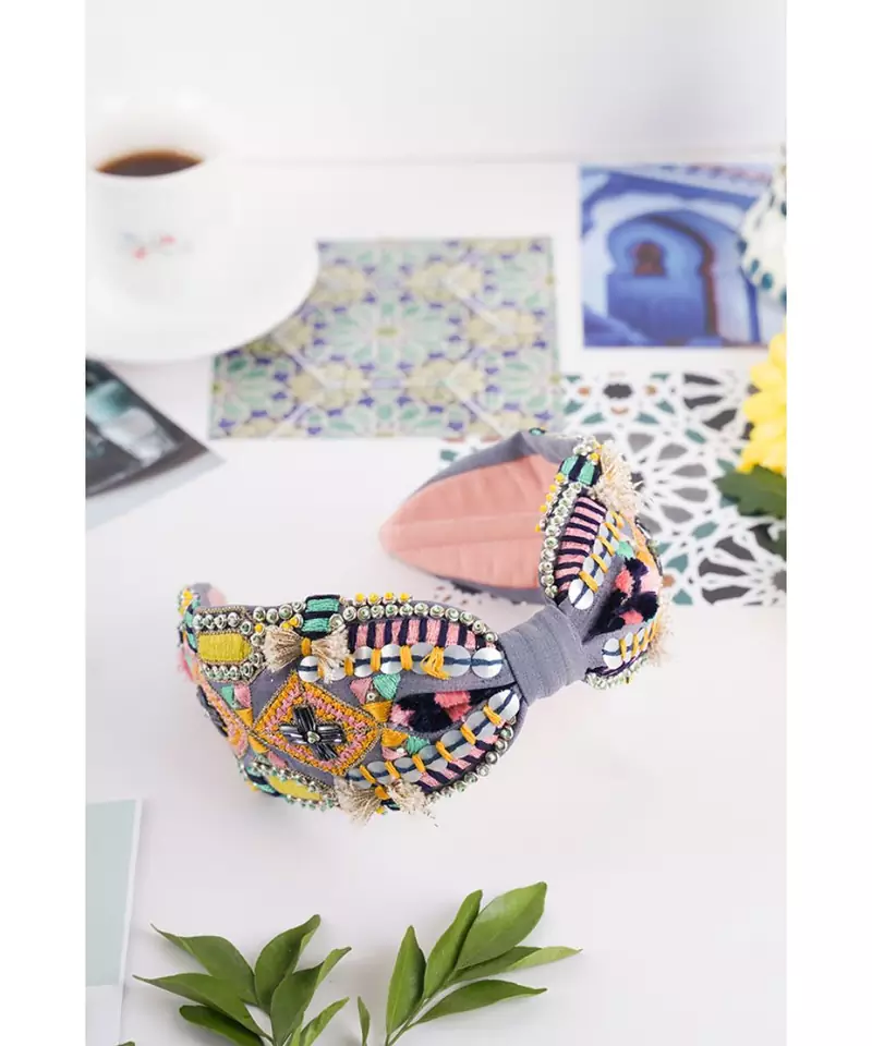 Joey & Pooh X Vera Blue Headband for Women
