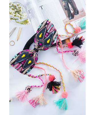 Joey & Pooh X Payal Singhal Malia Black Headband 1