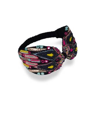 Joey & Pooh X Payal Singhal Malia Black Headband 5