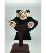 Choker set in White Pearl