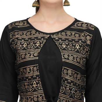 Women's Rayon Printed Readymade Kurti  4