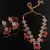 Red Gold plated Polki Studded Earrings