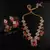 Red Gold plated Polki Studded Earrings