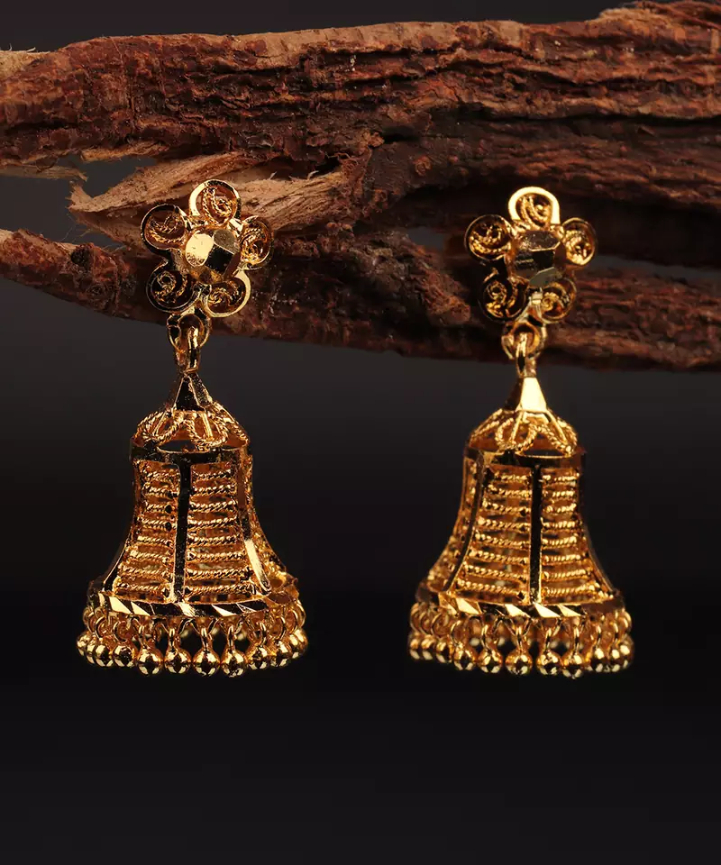 Gold plated Kundan Earrings