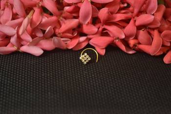 COMBO of Designer Twinkling Fancy cubic zirconia nose ring or Nose Pin 3
