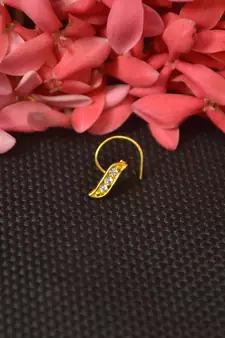 COMBO of Designer Twinkling Fancy cubic zirconia nose ring or Nose Pin