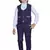 Kids Blue 3 Piece Suit For Boys 