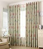 Brown Polyester Curtains