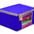 atorakushon® Fabric  Royal Blue Garment Storage Bags Wardrobe Organizer for Clothes Storage Box Saree Cover Pack of 6