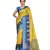 Mustard Banarasi Woven Tanchoi Muslin Silk Saree With Blouse