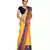 Gold Banarasi Woven Tanchoi Muslin Silk Saree With Blouse