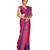 Fuchsia Banarasi Woven Tanchoi Muslin Silk Saree With Blouse