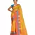 Gold Banarasi Woven Tanchoi Muslin Silk Saree With Blouse