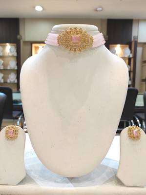 White crystal chokers 1