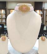 White crystal chokers