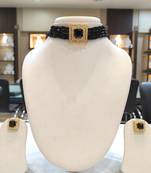 Black crystal chokers