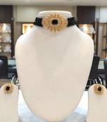 Black crystal chokers