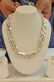 Multicolor pearl necklace-sets