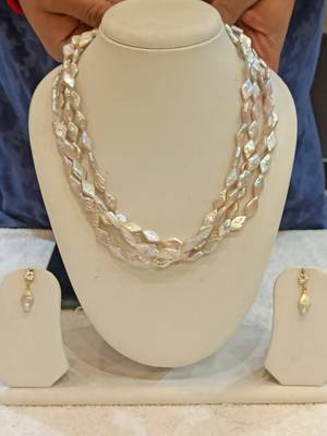 Multicolor pearl necklace-sets 1