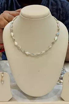 Multicolor pearl necklace-sets