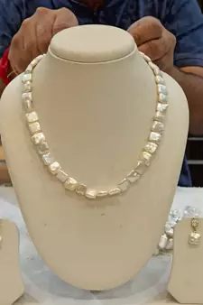 Multicolor pearl necklace-sets