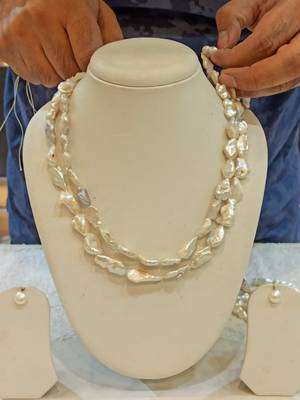 Multicolor pearl necklace-sets 1