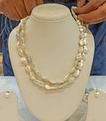 Multicolor pearl necklace-sets