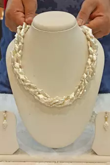 Multicolor pearl necklace-sets