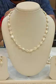 Multicolor pearl necklace-sets